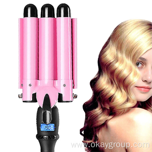 Dropshipping Lcd Ceramic Hair Curler curling wand